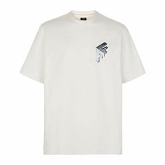 Kaos Pendek FENDI dengan Motif Gambar/Cetak, Cocok untuk Pria dan WanitaF-15