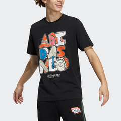adidas Kaos Logo Seri Huruf, Unisex, COD '" AD-36