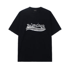 Kaos Pendek Balenciaga dengan Motif Gambar/Cetak, Cocok untuk Pria dan Wanita -BL-10