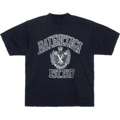 Kaos Pendek Balenciaga dengan Motif Gambar/Cetak, Cocok untuk Pria dan Wanita -BL-28