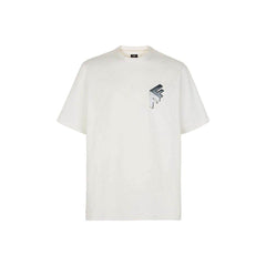 Kaos Pendek FENDI dengan Motif Gambar/Cetak, Cocok untuk Pria dan WanitaF-15