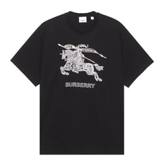 Burberry Kaos Logo Seri Huruf, Unisex, COD '"B-10