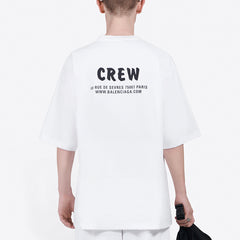 Kaos Pendek Balenciaga dengan Motif Gambar/Cetak, Cocok untuk Pria dan Wanita -BL-40