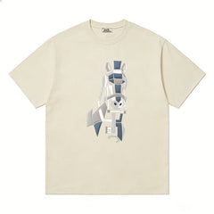 HERMES Kaos Logo Seri Huruf, Unisex '"COD '"  HE - 11