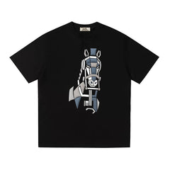 HERMES Kaos Logo Seri Huruf, Unisex '"COD '"  HE - 11
