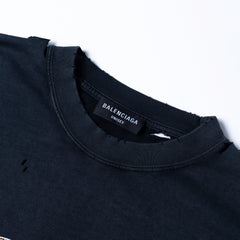 Kaos Pendek Balenciaga dengan Motif Gambar/Cetak, Cocok untuk Pria dan Wanita -BL-28