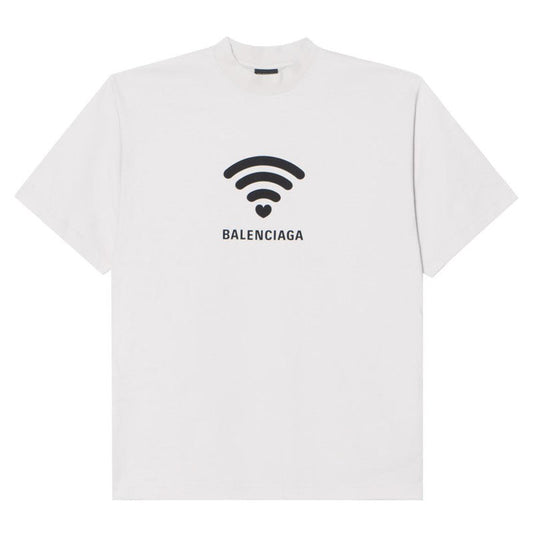 Kaos Pendek Balenciaga dengan Motif Gambar/Cetak, Cocok untuk Pria dan Wanita -BL-25