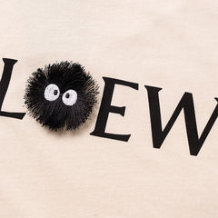 Kaos Pendek LOEWE dengan Motif Gambar/Cetak, Cocok untuk Pria dan Wanita -LE-10
