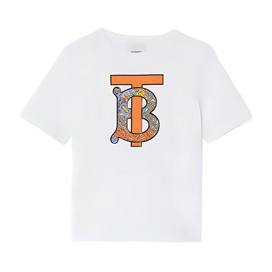 Burberry Kaos Logo Seri Huruf, Unisex, COD '"B-68