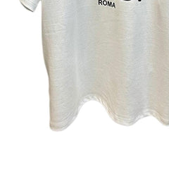 Kaos Pendek FENDI dengan Motif Gambar/Cetak, Cocok untuk Pria dan WanitaF-03